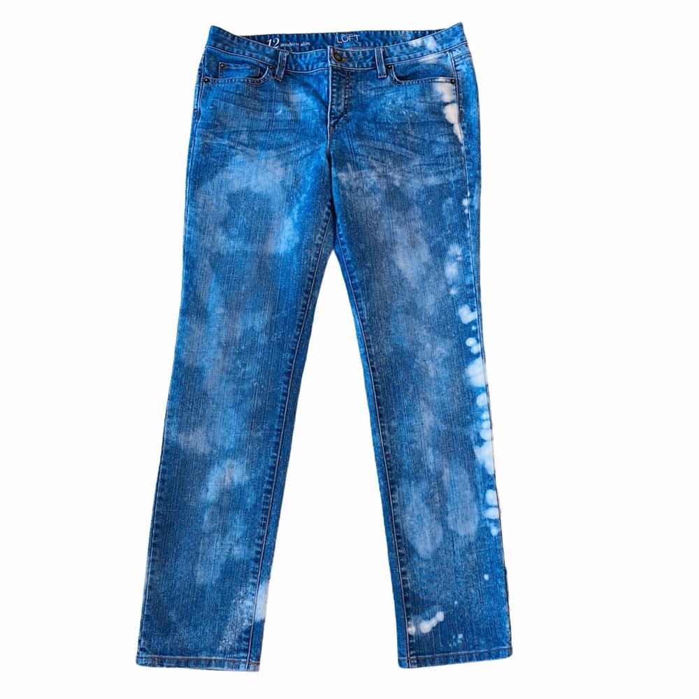 Ann Taylor Modern Slim Denim Jeans 12